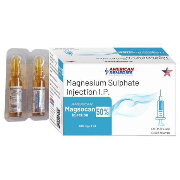 American Remedies - Magnesium Sulphate 50% 1000mg