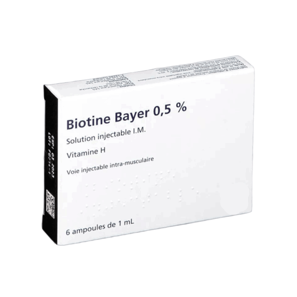 Biotin Vitamin H – 6 x 1mL Ampoules
