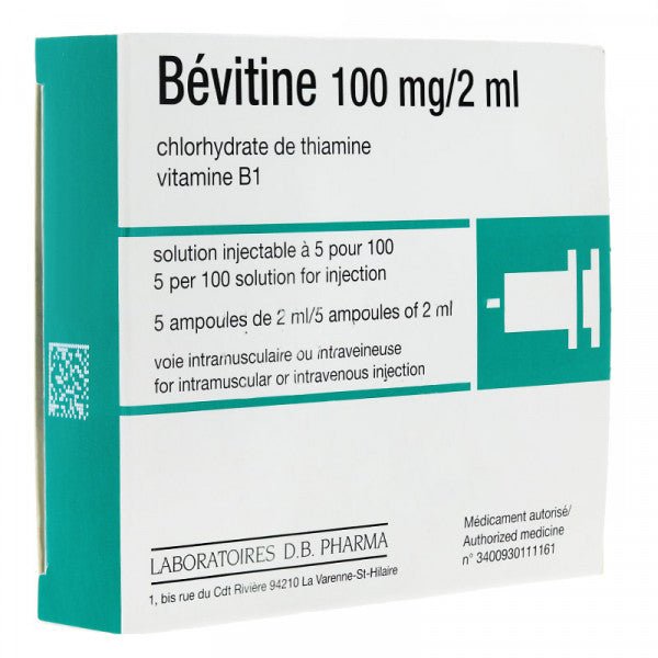 Bevitine Thiamine Vitamin B1 100mg