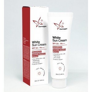 Dermagen White Sun Cream SPF 50+ PA+++ (w. Glutathione) 1.76oz