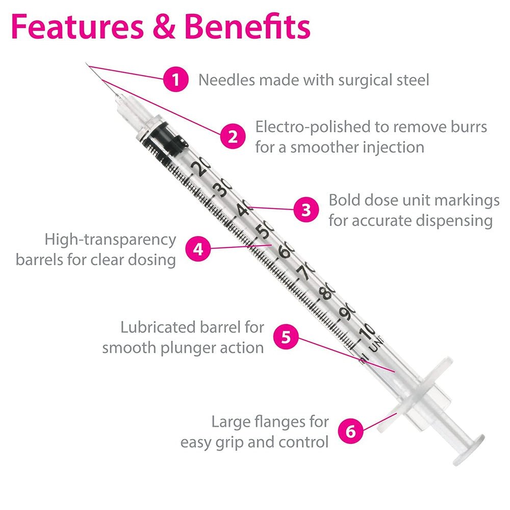 Easy Touch Insulin Syringes - 10pk - Image 4