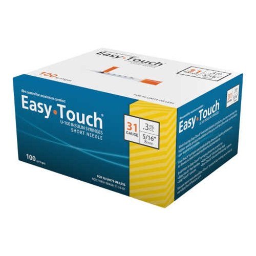 Easy Touch Insulin Syringes - 10pk - Image 2