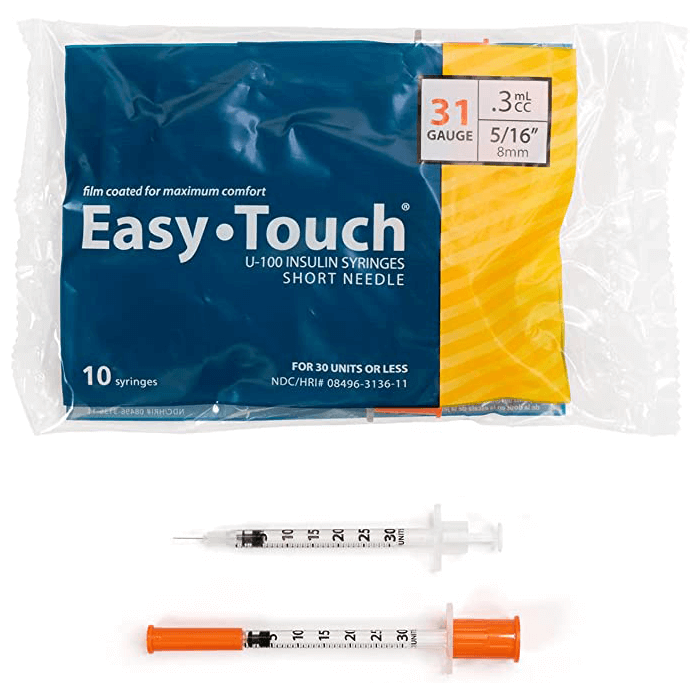 Easy Touch Insulin Syringes - 10pk - Image 5