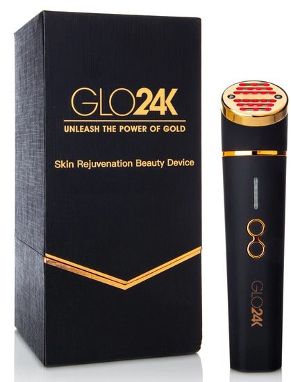 GLO24K Skin Rejuvenation LED Beauty Device Face 1pc