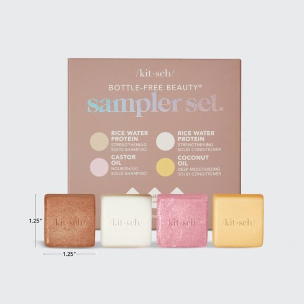 /kit•sch/ - Bottle-Free Beauty 4pc Sampler Set