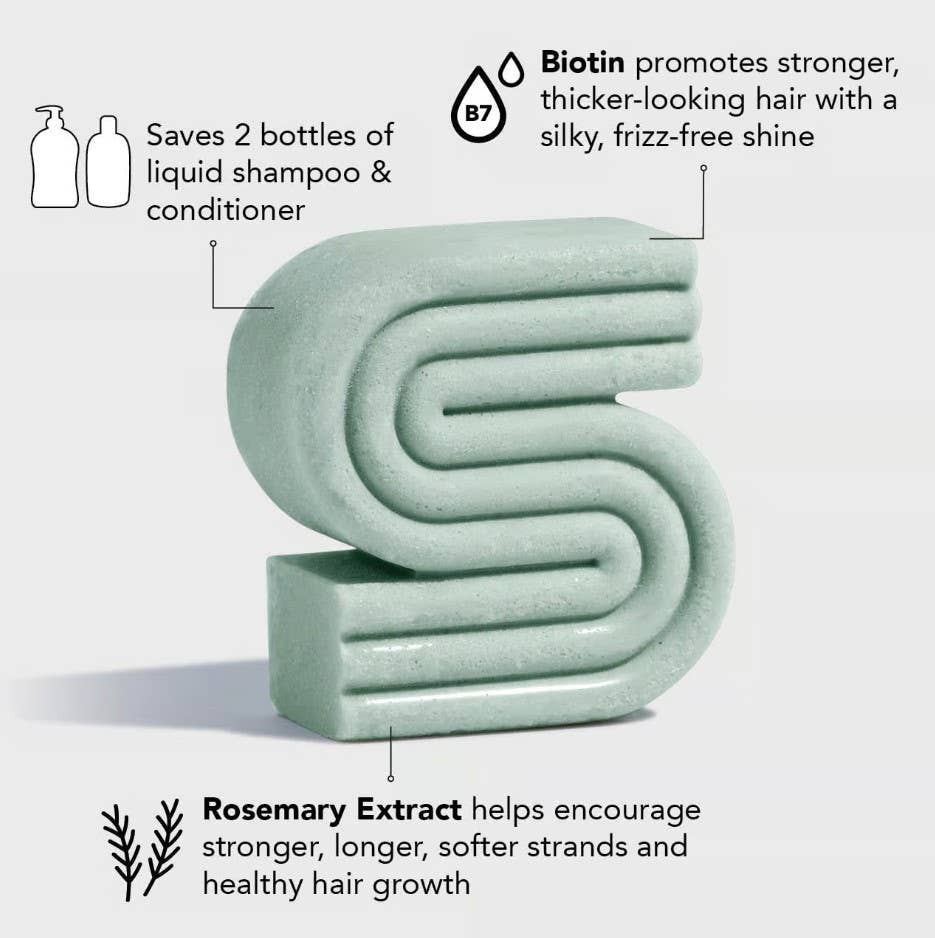 /kit•sch/ - Rosemary & Biotin Volumizing Solid Shampoo - Image 3