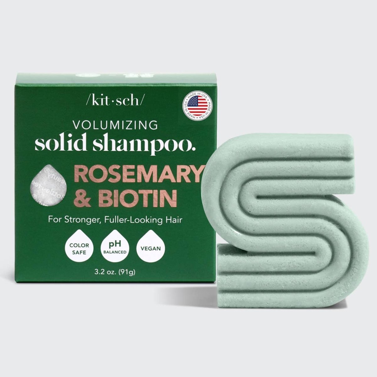 /kit•sch/ - Rosemary & Biotin Volumizing Solid Shampoo