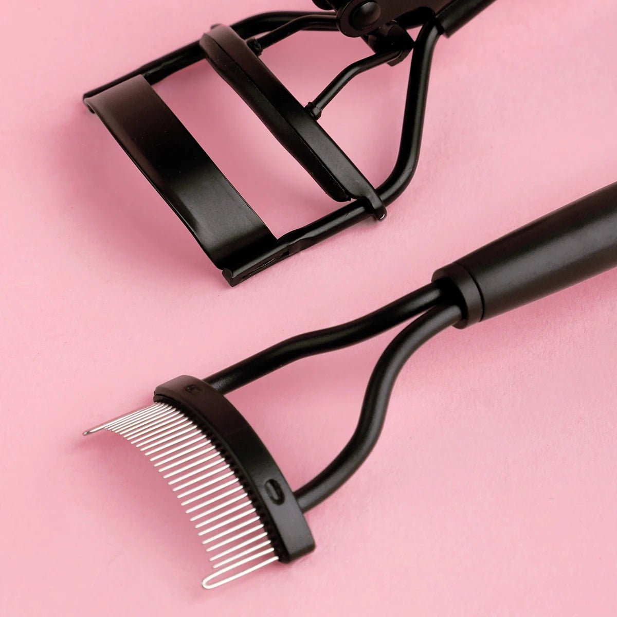 Stainless Steel Eyelash Comb & Curler Combo - Image 2