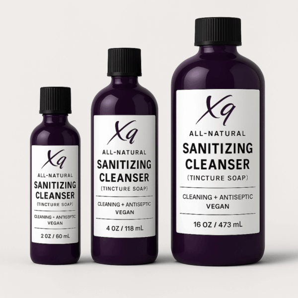 Xq's All-Natural Sanitizing Cleanser (Tincture Soap)
