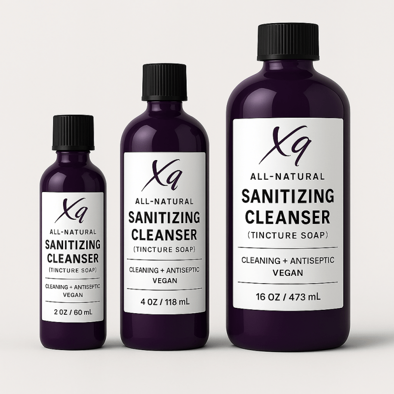 Xq's All-Natural Sanitizing Cleanser (Tincture Soap)